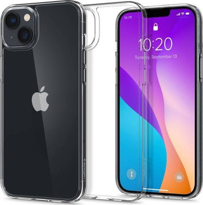 Kapak telefoni Spigen Air Skin Hybrid për iPhone 14 Max, transparent, ACS04886