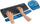 Mbështetëse xheli për kyç dore Fellowes 9178401, poliuretan, për tastierë, blu