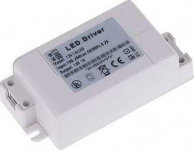 Furnizues energjie switching për LED, 12V 1A, 12W, i bardhë