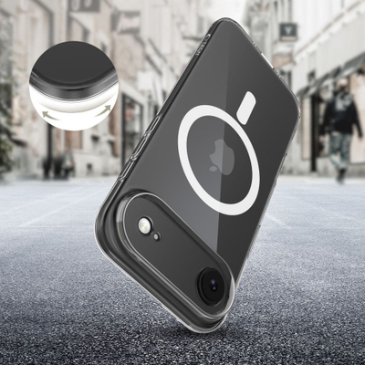 Mbulesë telefoni Tech-Protect FlexAir MagSafe për iPhone 17 Pro, transparente