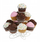 Stendë metalike për muffin dhe cupcake, 3 nivele, 13 vende, e bardhë