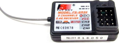 Pult radio kontrolli FlySky FS-GT3B, 2.4GHz, 3 kanale, i zi