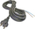 Kabllo lidhëse Emos H05RR-F S03050, 2 x 1mm², 5m, e zezë