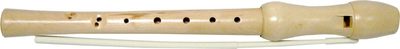 Flaut druri Swede Wooden Recorder, për nxënës, me mjet pastrimi, ngjyrë druri