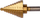 Frezë graduale Yato YT-44739, HSS 4241, 6-35mm, me bisht cilindrik