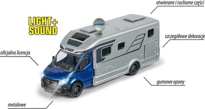 Kamper lodër Majorette Grand Hymer B-Class, 19cm, metal, shumëngjyrësh