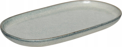 Pjatë drejtkëndore Atmosphera Terre Inconnue, stoneware, 30x18cm, jeshile