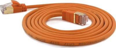 Kabllo rrjeti Wantec 7146, Cat7 S FTP, 1.5m, portokalli