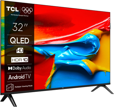 Televizor TCL QLED 32V4C, 32", HD, Smart TV, i zi