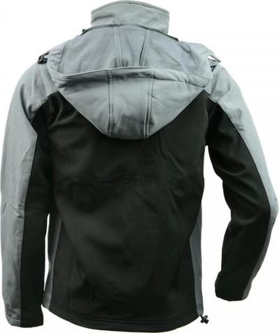 Xhaketë softshell me kapuç, M, e zezë