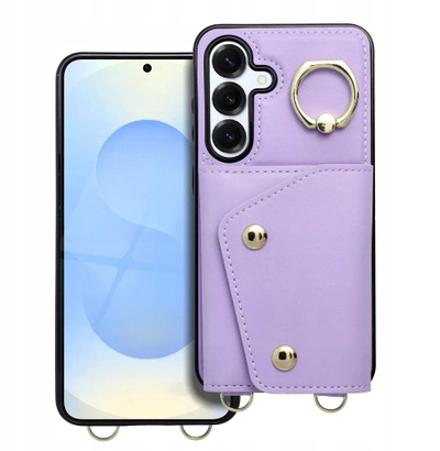 Këllëf-portofol OEM WONDER për Samsung Galaxy S25 Ultra, me rrip, vjollcë