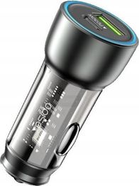 Karikues veture Yesido Y49, 30W, USB A dhe Type C, gri