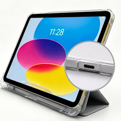 Këllëf tablet 3mk Hardy TabCase, për iPad Pro 13" M4/M5, me qëndrim, argjendtë
