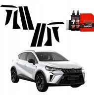 Film mbrojtës shtyllash GrizzGlass BodyShield, Mitsubishi ASX Facelift 2024-2025, set 10 copë, i zi