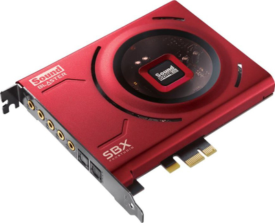 Kartë zëri Creative Sound Blaster Z SE, PCIe, 7.1, e kuqe