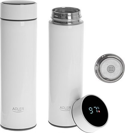 Termos Thermos 473ml, ekran LED temperature, për kafe dhe çaj, i zi