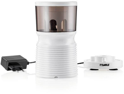 Електрична острилка за моливи Dahle 00210-14411, 230V, проѕирен контејнер, бела