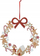 Kurorë druri dekor për Krishtlindje Atmosphera Wooden Gingerbread Wreath, 33cm, kafe
