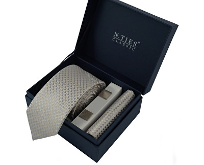 Set kravatë dhe shami N.Ties Classic BKKMM030