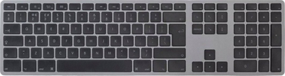 Tastierë wireless Matias për Mac, dongle USB C, e argjendtë