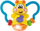 Lodër për foshnja Chicco Baby Senses Lighting Bug, unazë për kafshim, me rrapëllimë, shumëngjyrëshe
