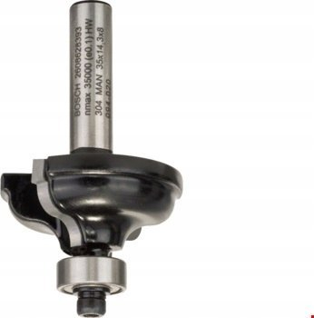 Frezë profili Bosch Accessories 2608628393, gjatësi 57 mm, diametër mbajtëse 8 mm, e zezë