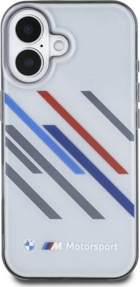 Këllëf telefoni BMW BMHCP16S23HTRAG për iPhone 16 6.1", hardcase gri