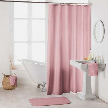 Perde dushi Douceur Essencia Pink, 180x200 cm, poliester, rozë