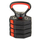 Kettlebell Eb Fit Composite, 10 kg, peshë e rregullueshme, e zezë me të kuqe
