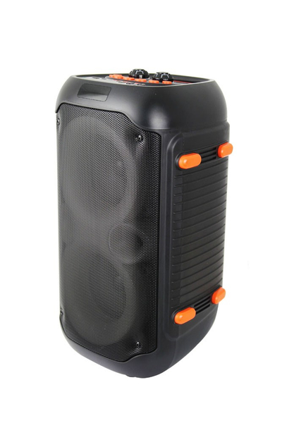 Комплет звучници и микрофон Esperanza EP156, Bluetooth, FM, RGB LED, 20W, црн