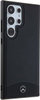 Kapak telefoni Mercedes Benz Leather Fluted Star, për Galaxy S24 Ultra, lëkurë, i zi
