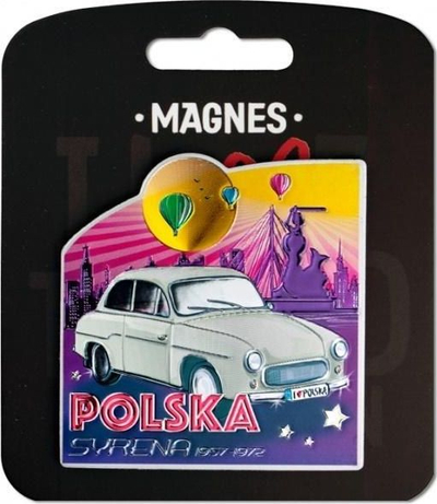 Magnet frigoriferi I Love Poland Polska ILP-MAG-a-PL-17, suvenir dekorativ, shumëngjyrësh