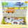 Libër magnetik puzzle LeanToys Transport Puzzles Cards, 56 elemente, me marker, shumëngjyrësh