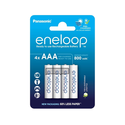 Bateri Panasonic Eneloop AAA/4B 800mAh