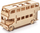Puzzle druri 3D Nice Idea, model autobuz me dy kate, ngjyrë druri natyrale