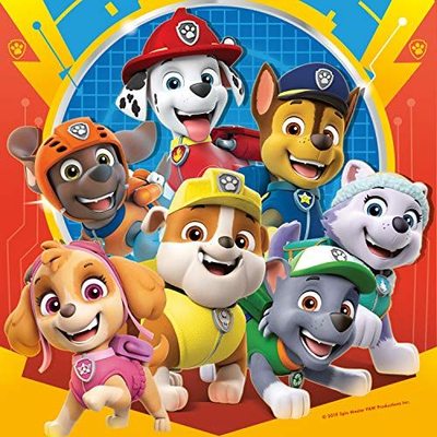 Set puzzle Ravensburger Paw Patrol, 3x49 copa, për kalamaj 5+