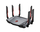 Router MSI RadiX AXE6600 GRAXE66, Wi-Fi 6E tri band, 6600 Mbps, i zi me të kuqe