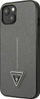 Këllëf telefoni Guess SaffianoTriangle Logo për iPhone 14 Plus 6.7", hardcase, argjendtë
