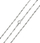 Zinxhir Brilio Silver 471 086 00009 04, i argjendtë