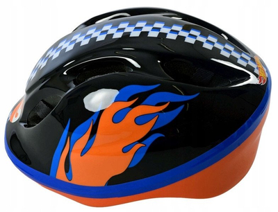 Helmetë biçiklete për kalamaj Hot Wheels, 52-56 cm, 220 g, shumëngjyrëshe