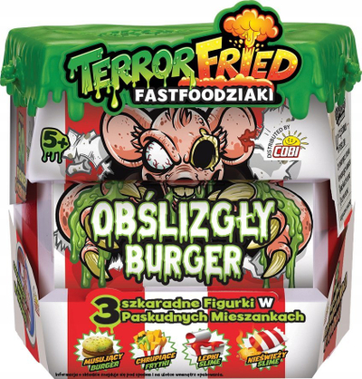 Set lodër COBI Terror Fried Fastfood, figurë surprizë, për kalamaj