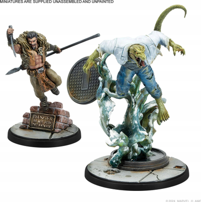 Lojë me miniatura Atomic Mass Games Marvel Crisis Protocol Spider Foes Affiliation Pack, zgjerim, 2 lojtarë, shumëngjyrëshe