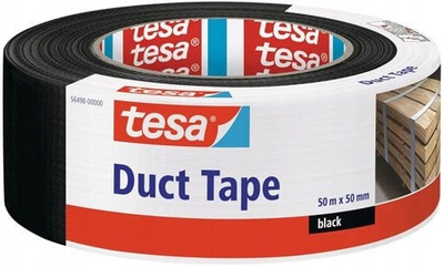 Shirit riparimi Tesa Duct, 50mm x 50m, ngjyrë e zezë
