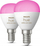 Llambë inteligjente Philips Hue White and Color Ambiance E14, 5.1W 470lm, Bluetooth, set 2 copë