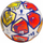 Top futbolli Adidas UCL Competition 23/24 Knockout, madhësia 5, i bardhë blu portokalli