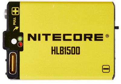 Bateri e rikarikueshme Nitecore HLB1500, 1500mAh, Li Ion, USB C