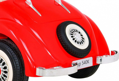 Makina elektrike për fëmijë Mercedes Benz Retro 540A, 4 motorë, deri 100 kg, e kuqe