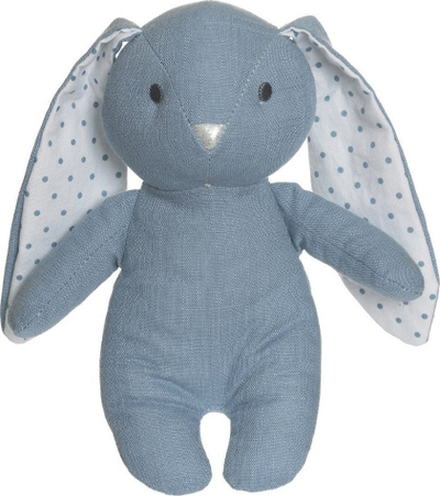 Lodër pelushi Elina Mist, 20cm, pambuk edhe liri, rozë