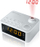 Radio-alarëm Muse M 178, FM, ekran dixhital, e bardhë