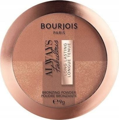 Bronzer Bourjois Paris Always Fabulous 012 Dark, pudër e shtypur, për lëkurë të errët